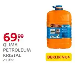 Praxis Qlima kachelbrandstof Kristal 20L aanbieding