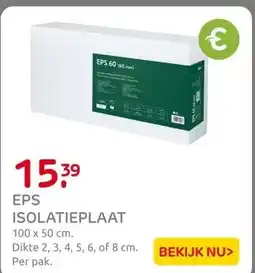 Praxis Coeck Isolatieplaat EPS 60 - Polystyreen aanbieding