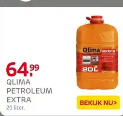 Praxis Qlima kachelbrandstof Extra 20L aanbieding