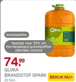 Praxis Brandstof Qlima Spark 20 L aanbieding