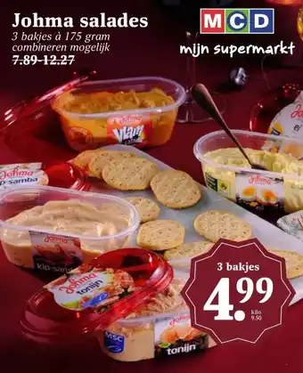 MCD Supermarkt Johma salades aanbieding