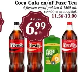 MCD Supermarkt Coca-Cola en/of Fuze Tea aanbieding