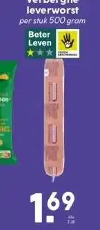 MCD Supermarkt Verberghe leverworst aanbieding