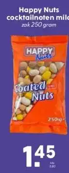 MCD Supermarkt Happy Nuts cocktailnoten mild aanbieding