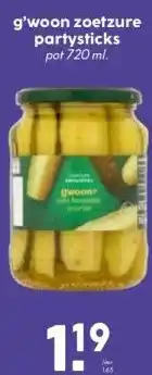 MCD Supermarkt g'woon zoetzure partysticks aanbieding