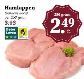 MCD Supermarkt Hamlappen aanbieding