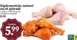 MCD Supermarkt Kipdrumsticks naturel en/of gekruid aanbieding