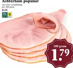 MCD Supermarkt Achterham populair aanbieding