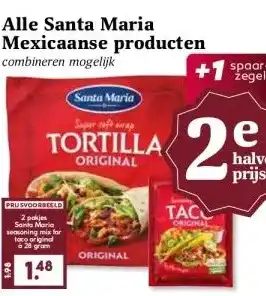 MCD Supermarkt Alle Santa Maria Mexicaanse producten aanbieding