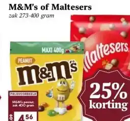MCD Supermarkt M&M's of Maltesers aanbieding