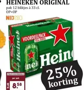 MCD Supermarkt HEINEKEN ORIGINAL aanbieding