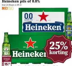 MCD Supermarkt Heineken pils of 0.0% aanbieding