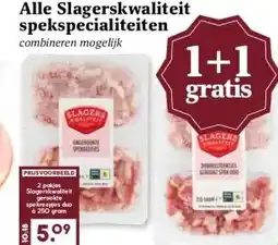 MCD Supermarkt Alle Slagerskwaliteit spekspecialiteiten aanbieding