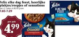 MCD Supermarkt Felix elke dag feest, heerlijke plakjes/reepjes of sensations aanbieding