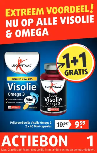 Lucovitaal Visolie Omega 3 aanbieding