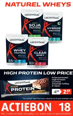 Lucovitaal NATUREL WHEYS aanbieding