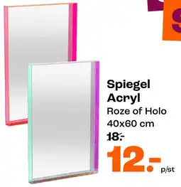Kwantum Spiegel Acryl aanbieding