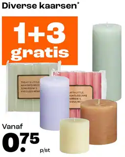 Kwantum Diverse kaarsen aanbieding