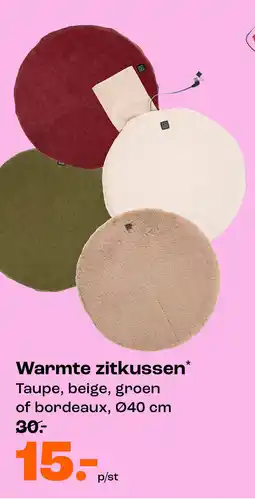 Kwantum Warmte zitkussen aanbieding