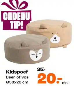 Kwantum Kidspoef aanbieding