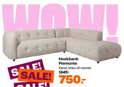 Kwantum Hoekbank Piemonte aanbieding