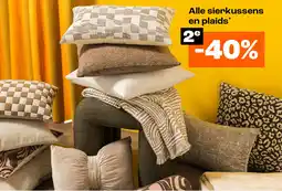 Kwantum Alle sierkussens en plaids aanbieding