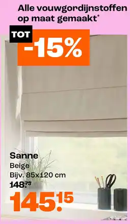 Kwantum Alle vouwgordijnstoffen op maat gemaakt aanbieding