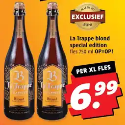 Boni La Trappe blond special edition aanbieding