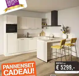 Keukendepot NORFOLK Zand aanbieding