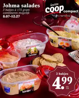 CoopCompact Johma salades aanbieding