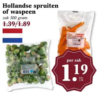 CoopCompact Hollandse spruiten of waspeen aanbieding