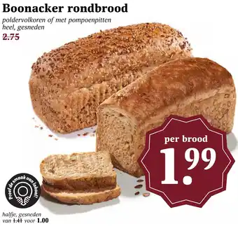 CoopCompact Boonacker rondbrood aanbieding