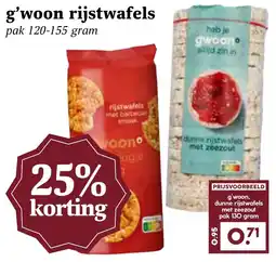 CoopCompact g'woon rijstwafels aanbieding