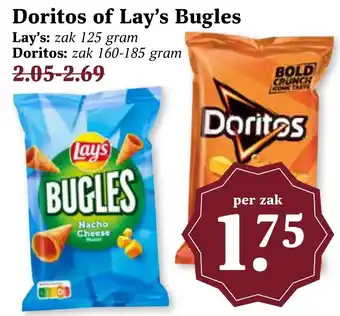 CoopCompact Doritos of Lay's Bugles aanbieding