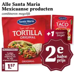 CoopCompact Alle Santa Maria Mexicaanse producten aanbieding