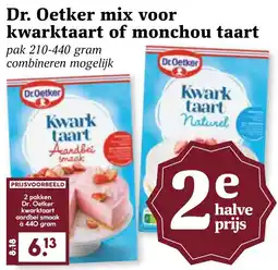 CoopCompact Dr. Oetker mix voor kwarktaart of monchou taart aanbieding