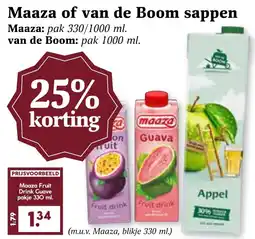 CoopCompact Maaza of van de Boom sappen aanbieding