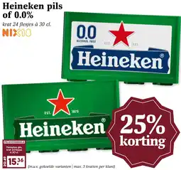 CoopCompact Heineken pils of 0.0% aanbieding