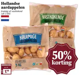 Coop Hollandse aardappelen aanbieding