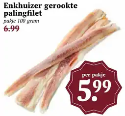Coop Enkhuizer gerookte palingfilet aanbieding