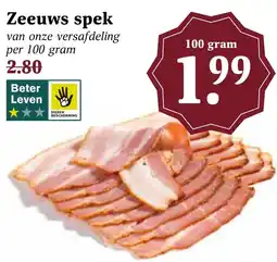 Coop Zeeuws spek aanbieding