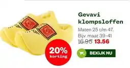 Welkoop Gevavi klompsloffen aanbieding