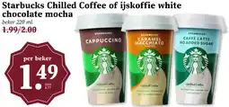 Coop Starbucks Chilled Coffee of ijskoffie white chocolate mocha aanbieding