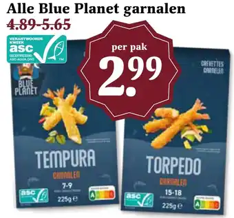 Coop Alle Blue Planet garnalen aanbieding