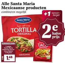 Coop Alle Santa Maria Mexicaanse producten aanbieding
