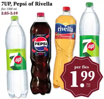 Coop 7UP, Pepsi of Rivella aanbieding