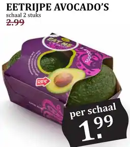 Coop EETRIJPE AVOCADO'S aanbieding