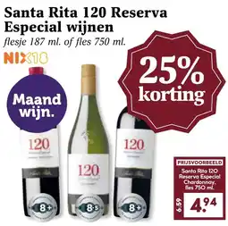 Coop Santa Rita 120 Reserva Especial wijnen aanbieding