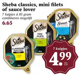 Coop Sheba classics, mini filets of sauce lover aanbieding