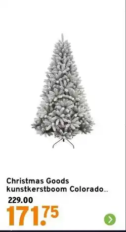 GAMMA Christmas Goods kunstkerstboom Colorado sneeuw 210cm aanbieding
